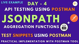 API Testing using Postman | JSONPath Finder & Aggregation Functions Explained 🔥