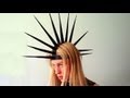 Lady Gaga Spiky Mohawk Headpiece ♛ Sire Sasa tutorial 30