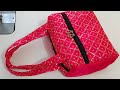 आश्चर्यचकित कर देने वाला आईडिया लेडीज जरूर देखें- DIY zipper handbag cutting and stitching/lunch bag