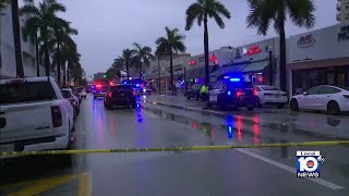 Police investigate after 2 people were shot in Miami Beach