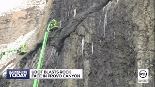 More rock blasting to affect U.S. Highway 189 in Provo Canyon