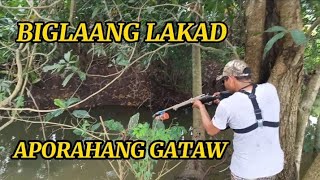 vlog#16 AIRGUN TIKSAY FISH HUNTING BIGLAANG LAKAD/APORAHANG GATAW