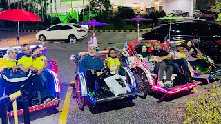 Hafizsidasz | Penang Heritage 10 Minutes Trishaw Night Ride Adventure In Batu Feringghi | 17-12-2022