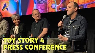 Annie Potts, Tom Hanks and Tony Hale - Toy Story 4 Press Conference Highlights