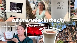 nyc weekly vlog: Brooklyn Mirage, costar astrology machine, grwm ft. dossier, cape cod prep & more!