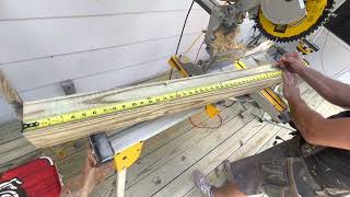 How To Cut a Deck Post with a Notch