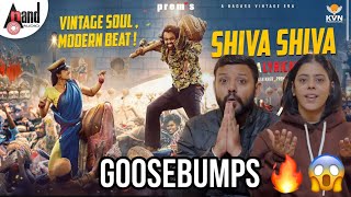 SHIVA SHIVA LYRICAL SONG HINDI REACTION | KD | KVN Production | Dhruva Sarja | Prem’s |