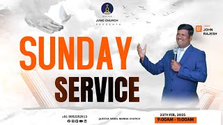 🔴Live -  Sunday Service (Tamil)  II  Pastor John Rajesh  II JVMC Church II