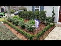 metairie shrub installation along porch by clean cut landscape www. landscapemetairie.com