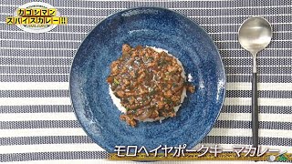 「モロヘイヤポークキーマカレー」カゴシマンスパイスカレー