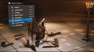 UNREAL ENGINE 5 - Advanced Use of the Fracture Editor (Chaos destruction, Geometry Collections)