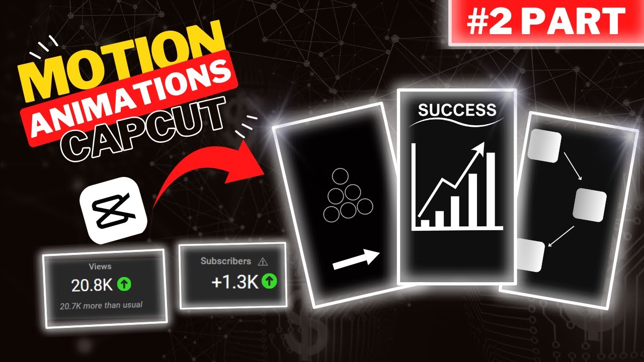 How To Create Trending Motion Graphic Shorts In Capcut Part 2 Youtube