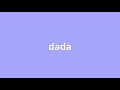 what is the meaning of dada