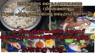 ഞങ്ങളുടെ വൈകുന്നേരത്തെ കുറച്ച് വിശേഷങ്ങളും കൂടെ എളുപ്പത്തിലൊരു ഫ്രൈഡ് റൈസും.. @zaakdreamzz...138