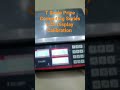 T Scale Price Computing Series LCD Display Calibration