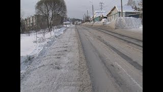 На златоустовских улицах вывоз снега ведется в усиленном режиме