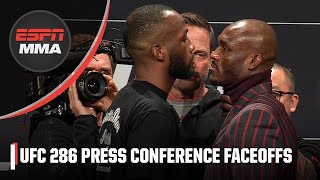 Faceoffs from the UFC 286 Press Conference | ESPN MMA