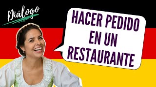 Hacer un pedido en un restaurante/ Dialog Im Restauran- Encuentro Alemán con Whitney #18