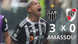 DEYVERSON DEU AULA - Atlético-mg x River Plate - Melhores Momentos (COMPLETO) | Libertadores 2024