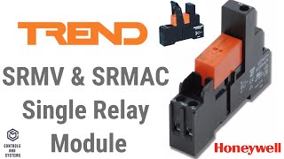 TREND Single Relay Module for Voltage and Current / Honeywell SRMV Relay / Building Automation