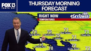 Tampa weather | Thursday morning forecast