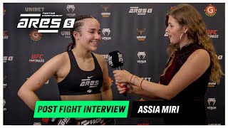 #ARES5 [Post Fight Interview] : Assia Miri