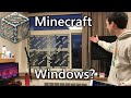 I Made DIY Minecraft Window Panes in Real Life!