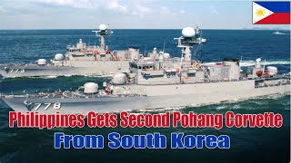 Philippines Gets Second Pohang Corvette from South Korea