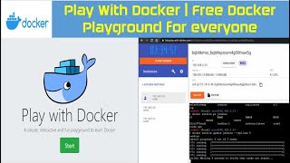 Play With Docker | Free Docker Playground for everyone