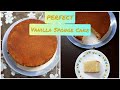 Perfect Soft and Spongy Vanilla Cake/No butter Sponge Cake/Christmas & New year special cake recipe