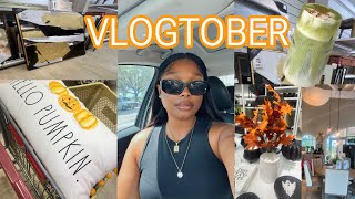 VLOGTOBER 5 | HOME UPDATE, HOMEGOODS FIND, SLOW MORNINGS, NIGHT SKINCARE