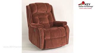 Flexsteel Cassidy Fabric Power Rocking Recliner 2850 51M | KEY Home