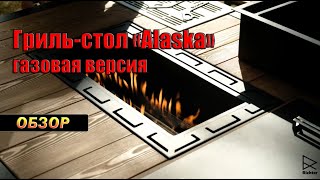 Обзор на Гриль-стол Аляска / угольный и газовый гриль