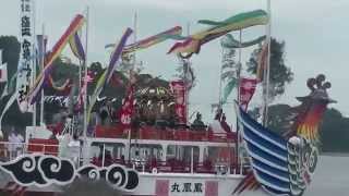 第６８回塩釜みなと祭（本祭）海上渡御　松島海岸お旅所【鳳凰丸】