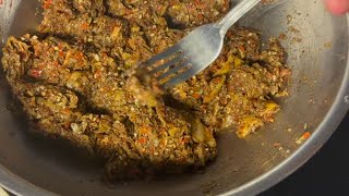 Making Mango Achar Guyana Style Hot and Delicious .