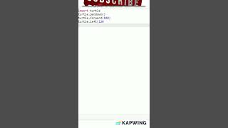 Draw Triangle with Python Turtle Graphic #python #pythonturtlegraphics #technology #education