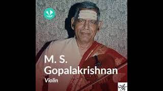 Parur Sri.M.S.Gopalakrishnan - Ragam Thanam Pallavi - Madhyamavathi (Ragamalika Swarams)