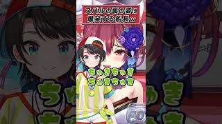 配信中だと知らずちゅきちゅき屋さんで凸してしまうスバルに爆笑する船長ｗ【宝鐘マリン ホロライブ 切り抜き】#shorts