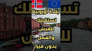 الهجرة إلى النرويج 2023 : بلدة أوروبية تستقبلك للعيش والعمل بدون فيزا #shorts