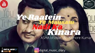 ||ye Raatein ye Mausam,Nadi Ka kinara❤️90's song Love Whtsapp Stãtus|| #kishorkumar #ashabhosle #DMD