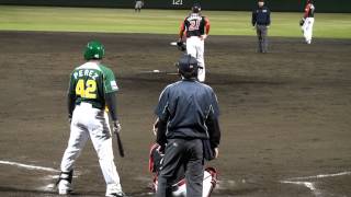 20120407 FD vs OG 正面８回表(市営球場　tomoki)