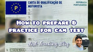 How to prepare and practice for CAM Test #portugal #punjabi