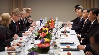 President Xi holds meeting with Finnish parliament speaker to enhance legislative ties