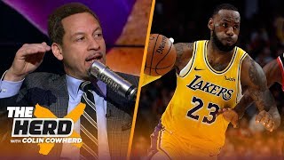 Chris Broussard thinks the Lakers are their best when LeBron dominates the ball | NBA | THE HERD