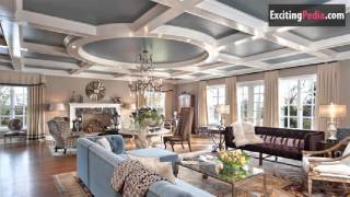 Coffered Ceilings in 15 Contemporary Living Rooms