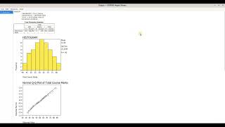 PSPP Testing Normality