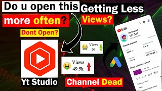 Dead Youtube Channel? Stop Using YT Studio No Views, No Subscribers 2024 How To Grow Youtube Channel