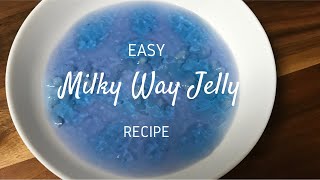 EASY Milky Way Jelly RECIPE 七夕天の川ゼリーの作り方