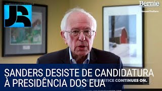 Pré-candidato democrata Bernie Sanders desiste da corrida à presidência dos EUA