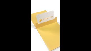 How to make a pop up gift card holder #short